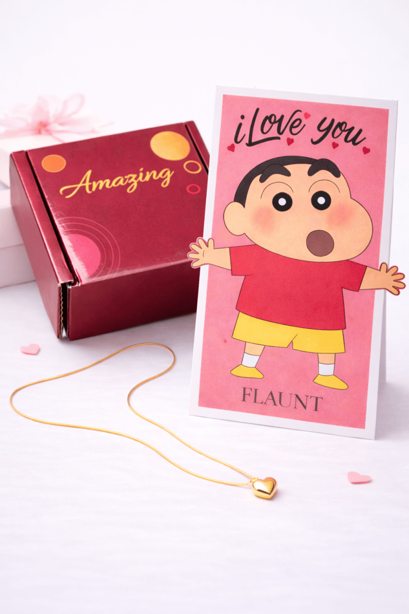 Cute Surprise Card & Necklace – Perfect Gift for Girlfriend - Flaunt