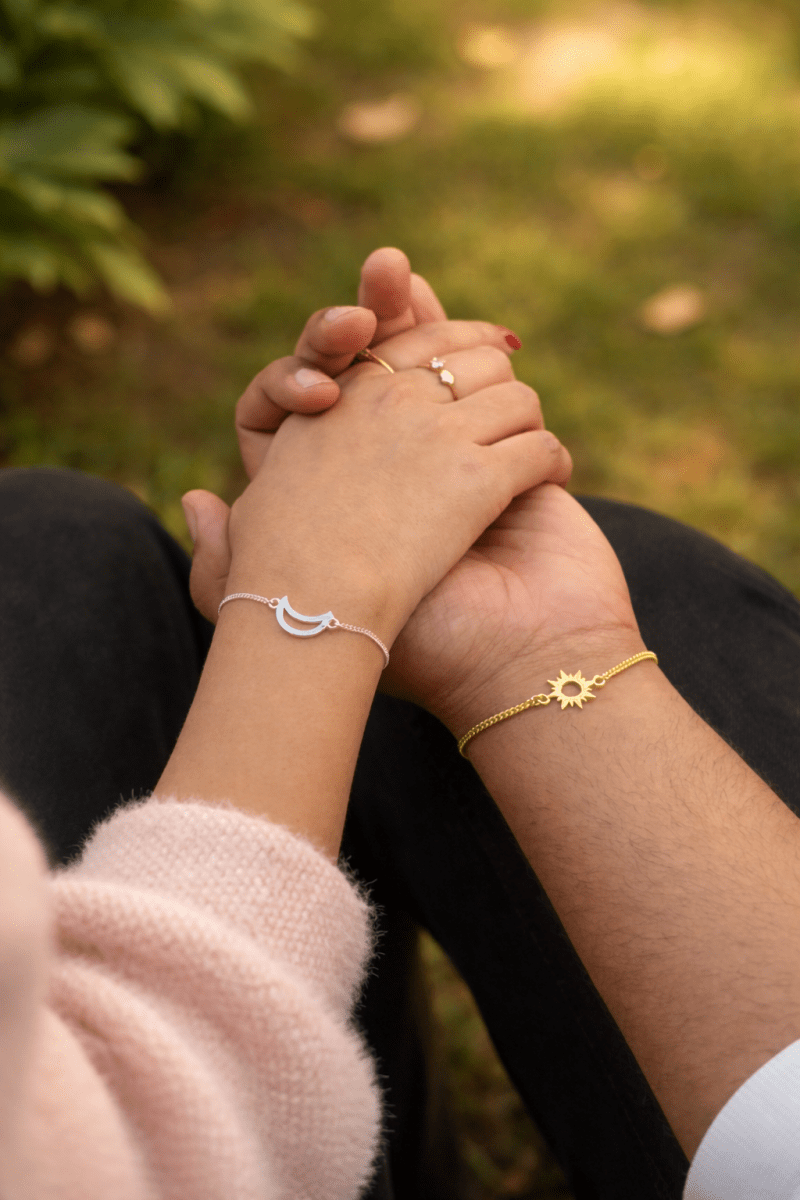 Sun + Moon Couple Bracelet - Perfect For Couples - Flaunt